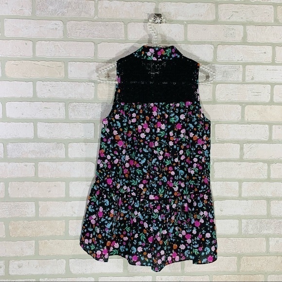 Kate Spade Greenhouse Lace Yoke Floral Top Size XS - Picture 10 of 12